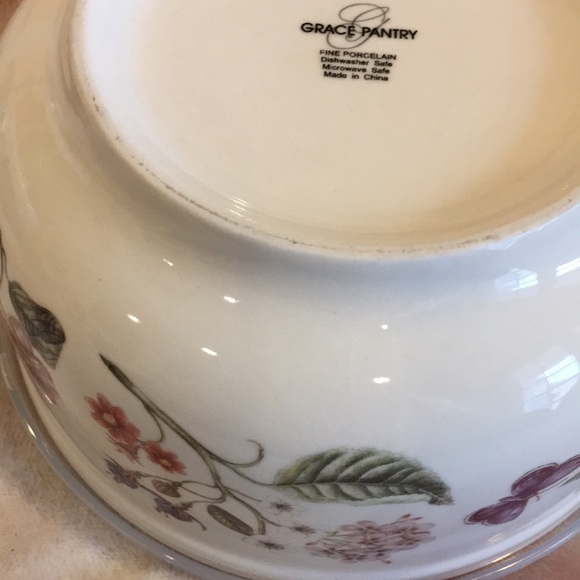 Grace Pantry Fine Porcelain Ceramic Food Storage Containers Set of 2 Floral NWT - Picture 14 of 16
